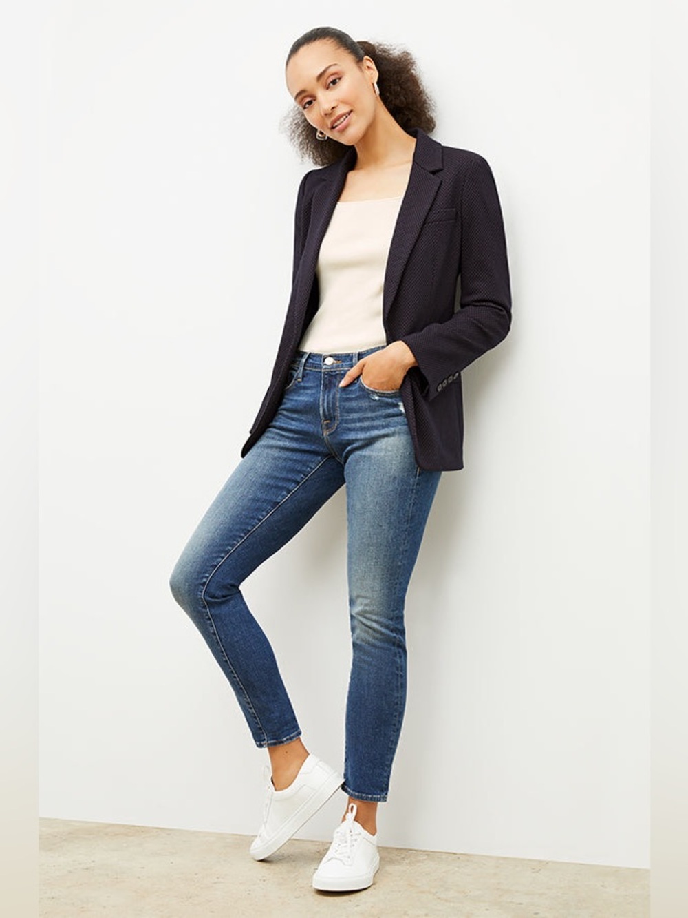 FRAME Denim Le Garcon Jean in Azure